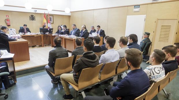 Una de las jornadas de la vista oral celebrada en Burgos