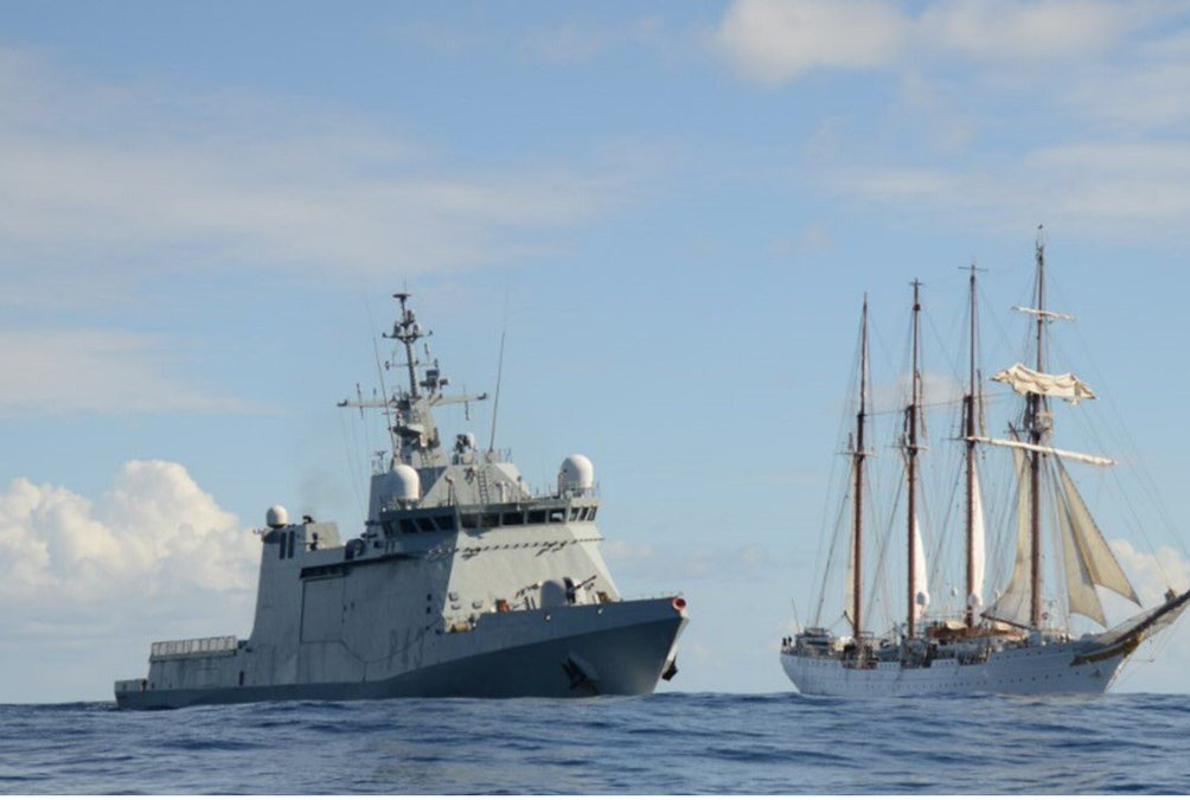 Encuentro del BAM Relámpago y el Juan Sebastián Elcano, este mes de marzo, en la capital grancanaria