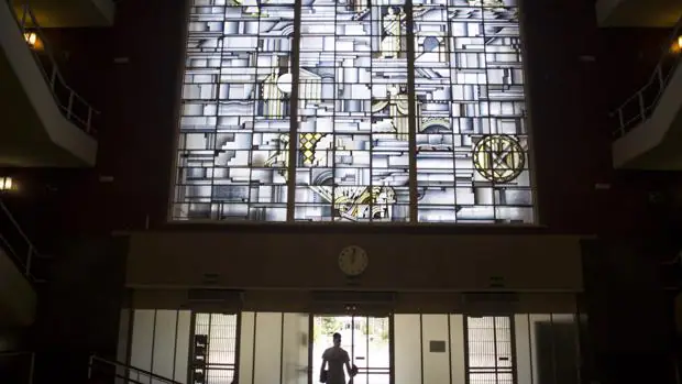 Interior de la facultad de Filosofía y Letras de la Universidad Complutense de Madrid