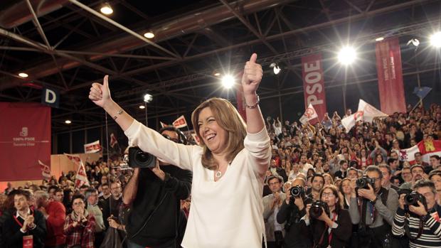 La presidenta de la Junta de Andalucía, Susana Díaz, anuncia formalmente su candidatura a la Secretaría General del PSOE