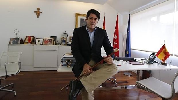 David Pérez, alcalde de Alcorcón, en una imagen de archivo