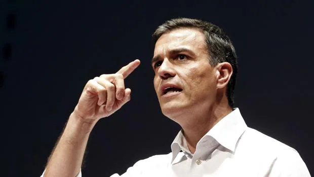 El ex secretario general del PSOE y candidato de nuevo al cargo, Pedro Sánchez