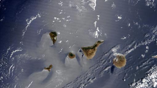 Diez espectaculares fotos de Canarias desde el espacio