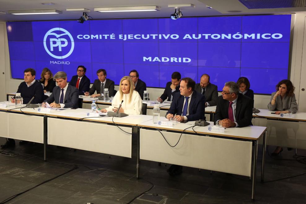 Cifuentes, en su primerl Comité Ejecutivo Autonómico