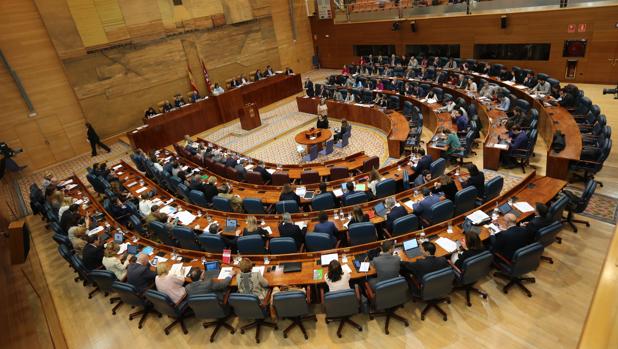 Pleno de la Asamblea de Madrid