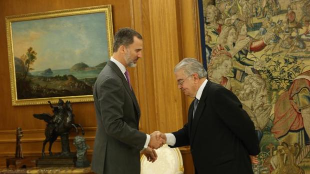 El Rey recibió este viernes a González Rivas, nuevo presidente del Constitucional