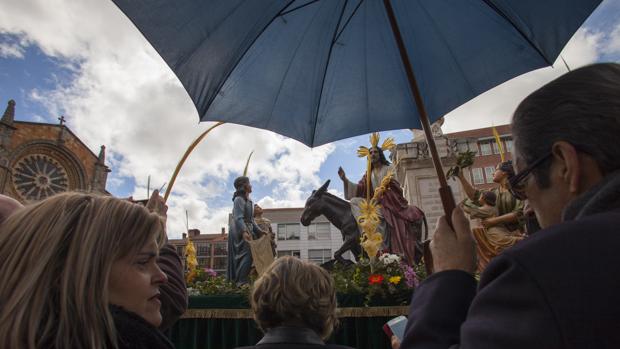 Procesión de La Borriquilla en Ávila en 2016