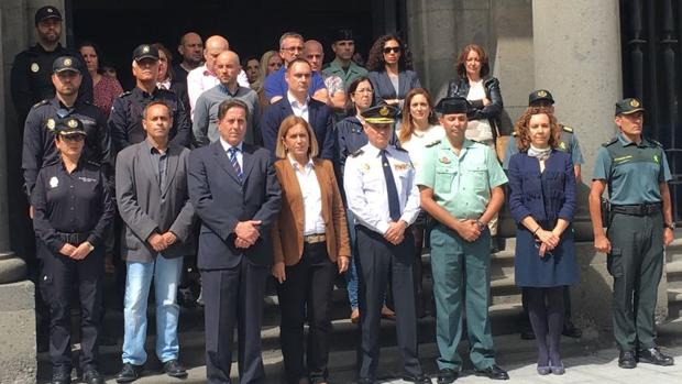 Minuto de silencio, este lunes, en la capital grancanaria