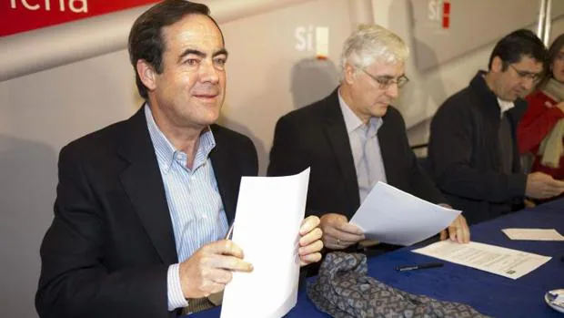 José Bono durante una reunión del comité del PSOE de Castilla-La Mancha en 2011