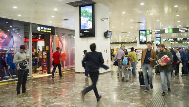 Vestíbulo de la Estación de Sants