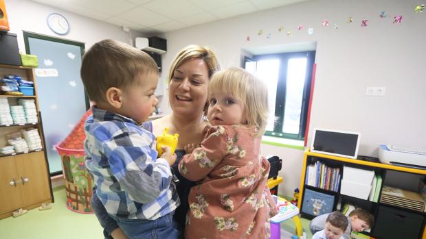 Imagen de una casa nido gallega, con hasta siete niños