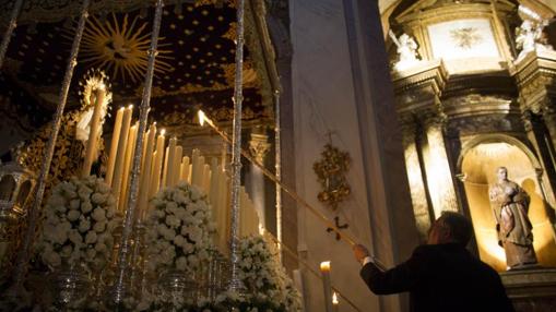 Paso de palio de María Santísima Inmaculada Madre de la Iglesia