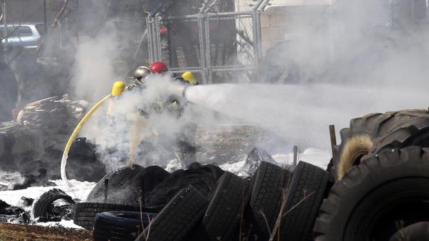 El incendio se ha producido en un taller de la Avenida de Burgos de Valladolid
