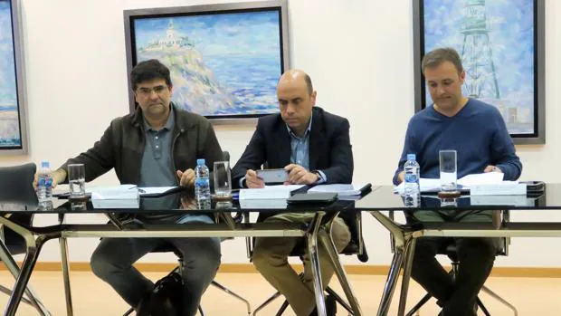 Imagen de los líderes del tripartito que gobierna Alicante