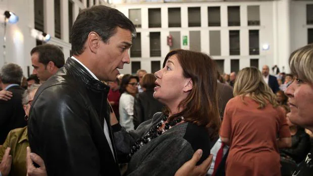 Francina Armengol apoya oficialmente a Patxi López como futuro secretario general del PSOE