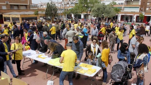 Protesta vecinal en el Polígono contra el amianto