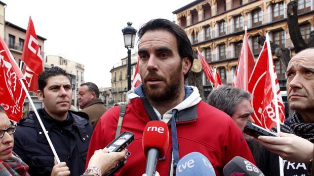 Protesta sindical con representantes de Tragsa y Tragsastec de cinco provincias, en foto de archivo