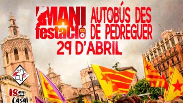 Som Valencians reclama al Gobierno que prohíba la manifestación de ACPV y la CUP del día 29