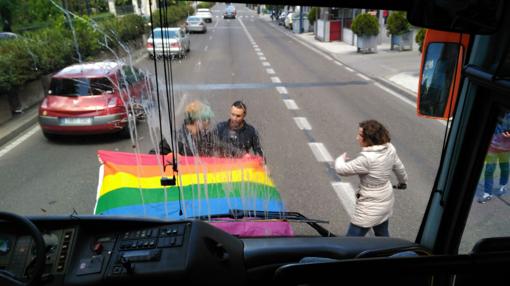 Polémica en Valladolid con la llegada del autobús de Hazteoír