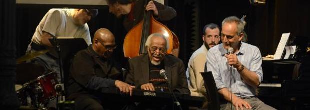 Barry Harris durante una de las clases magistrales que ha impartido esta semana en Bogui Jazz