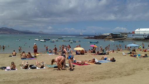 Nadie se creía que llovería en Las Palmas este sábado