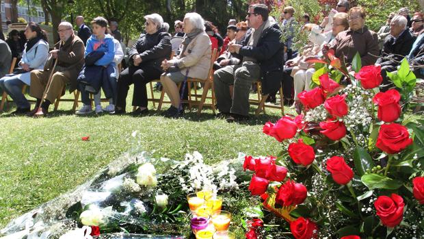 Celebración de los actos por el X aniversario de la explosión de Gaspar Arroyo en Palencia