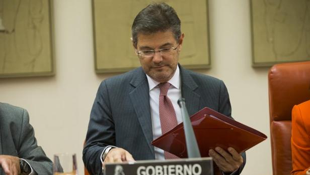 El ministro de Justicia, Rafael Catalá, comaprece este miércoles en el Congreso