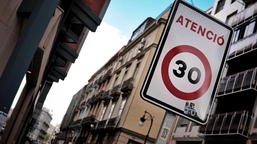 Imagen tomada este jueves en la calle Pérez Bayer de Valencia