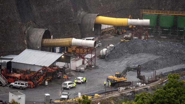 Obras del AVE a Galicia en el concello orensano de Laza