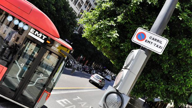 El PP, a pie de carril bus de la EMT para defender que se pueda aparcar por la noche