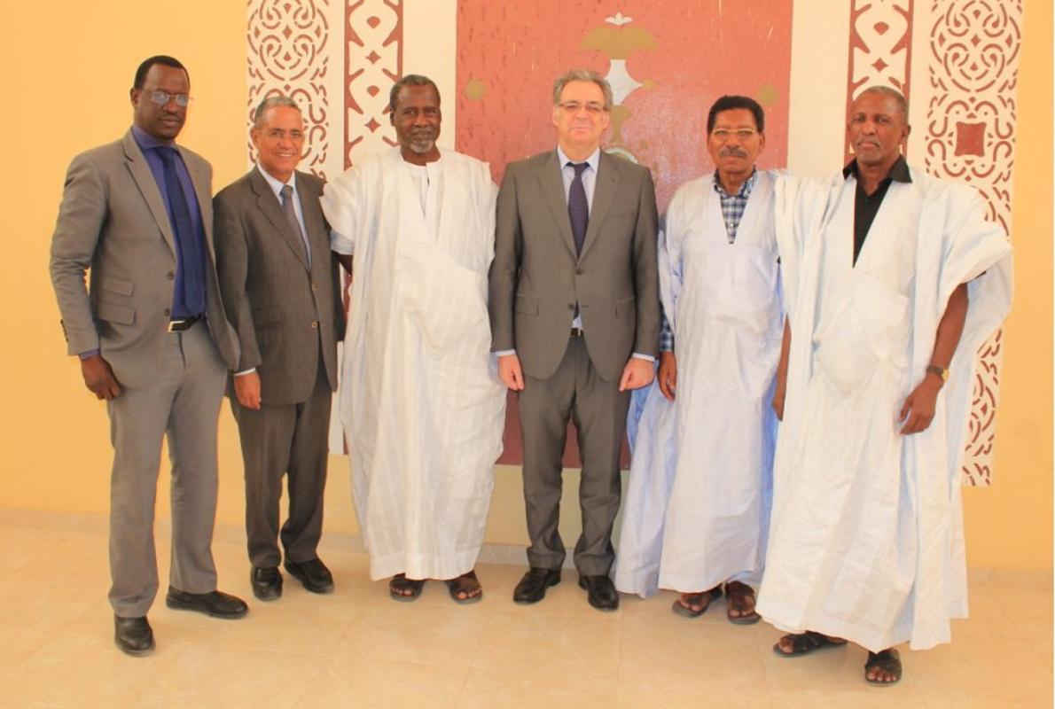 El embajador Torres Dulce en una visita este mes de mayo al Senado de Mauritania