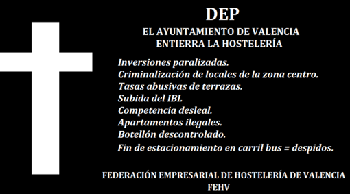 Imagen de la campaña difundida por la patronal de la hostelería de Valencia