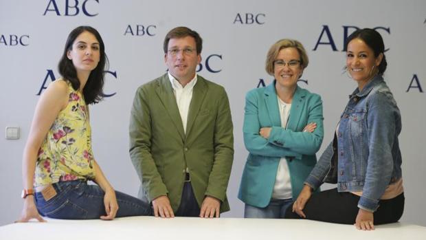 Los portavoces municipales de Madrid, juntos en ABC: «Las guerras internas no pueden afectar a la vida de los madrileños»