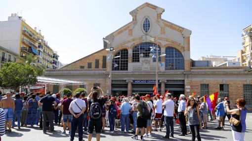 Imagen del acto celebrado en honor a las víctimas del bombardeo