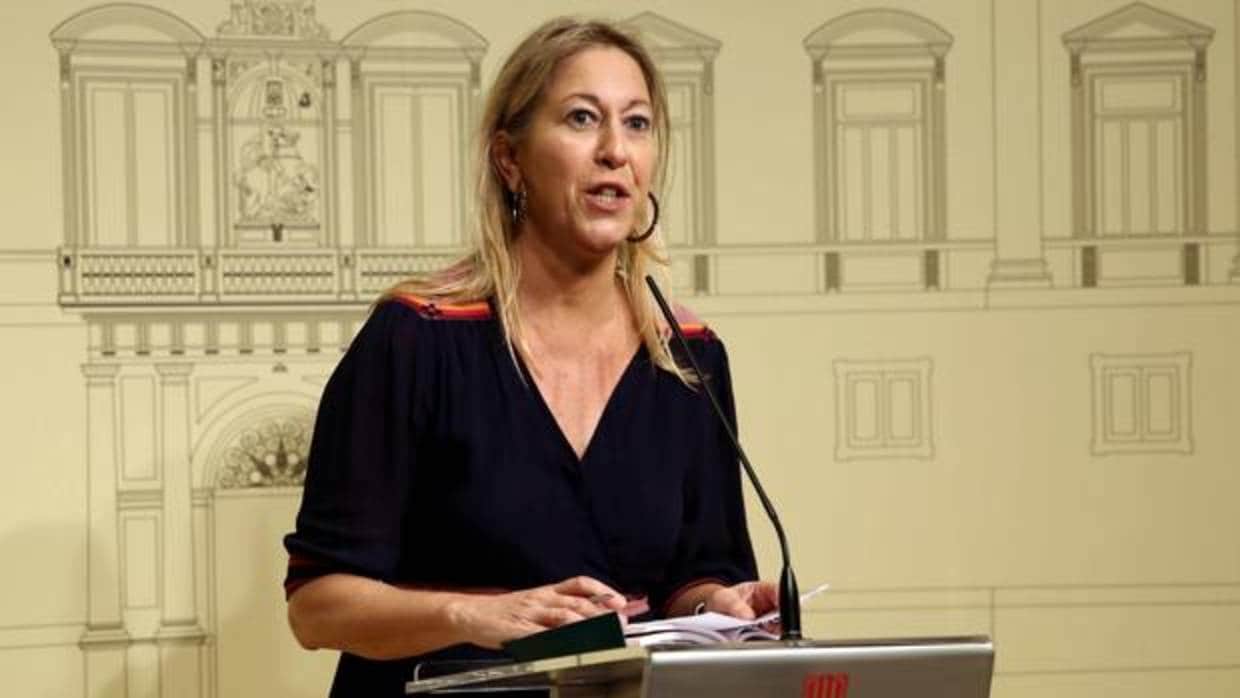 La portavoz del Gobierno catalán, Neus Munté