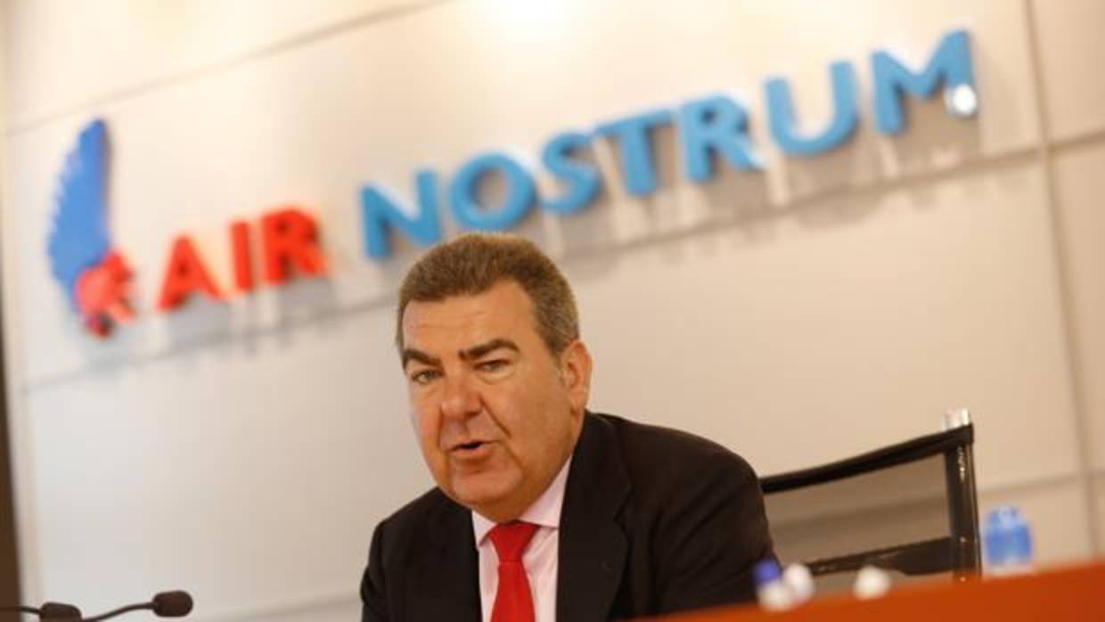 Imagen del presidente de Air Nostrum, Carlos Bertomeu