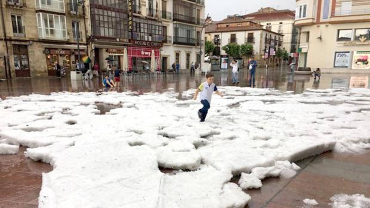 Granizada en Soria