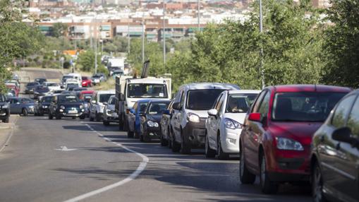 Los vehículos fueron desviados por la calle de Estocolmo