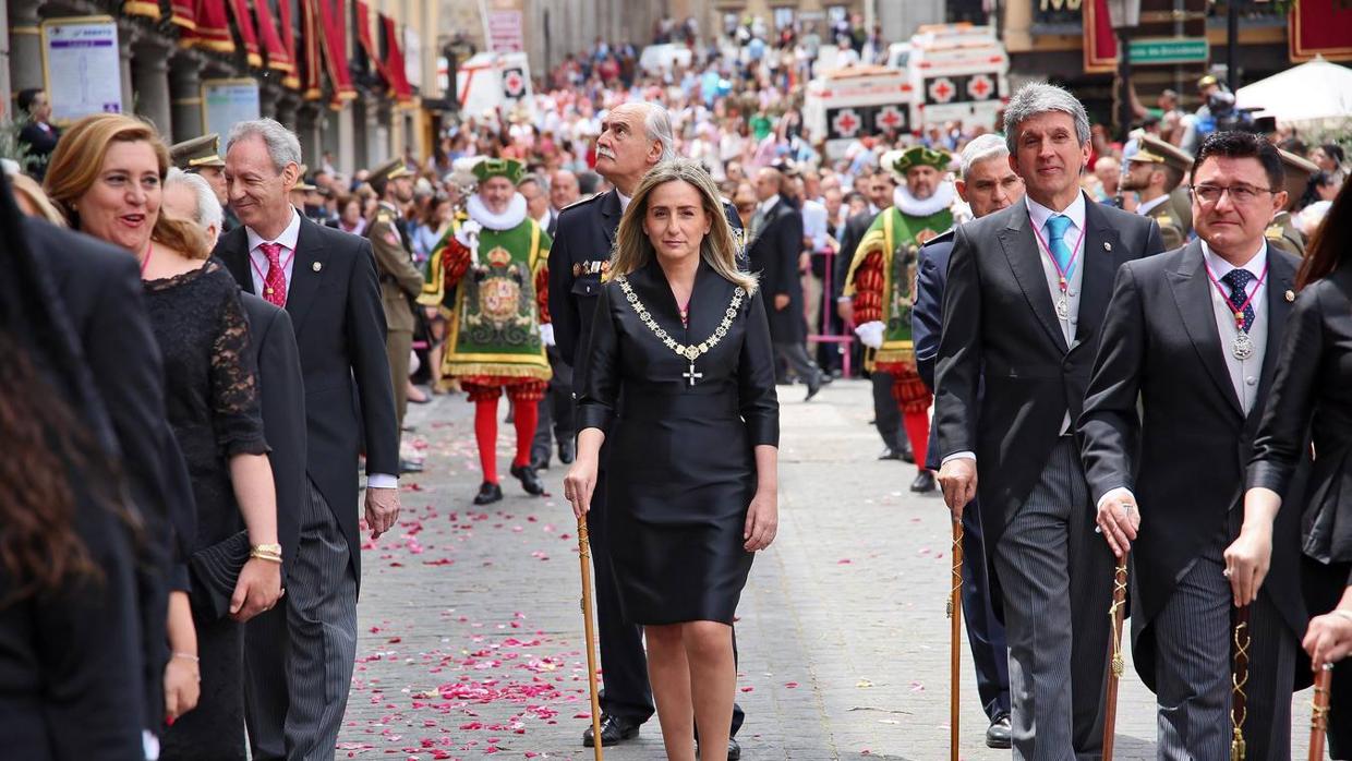 MilagroS Tolón, en el desfile del Corpus del año pasado