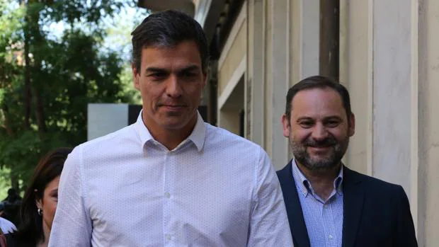 Pedro Sánchez y José Luis Ábalos, el pasado mayo