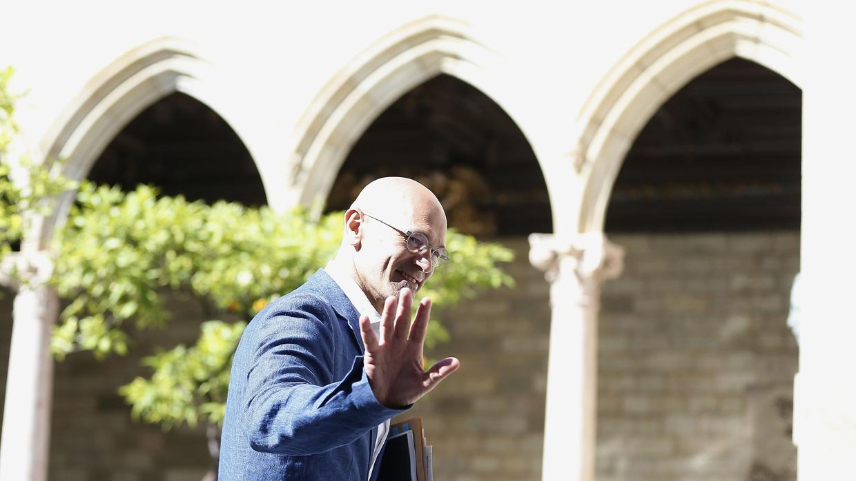 Romeva, en la Generalitat