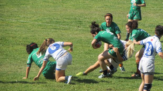 Imagen de una de las jugadas del Tecnidex Valencia un uno de los partidos de la Copa de la Reina