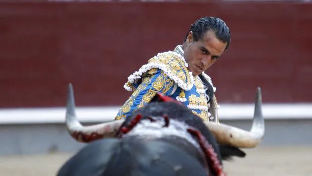 Iván Fandiño, en la plaza de toros de Las Ventas de Madrid durante la última Feria de San Isidro