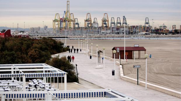 Imagen de archivo del Paseo Marítimo de Valencia