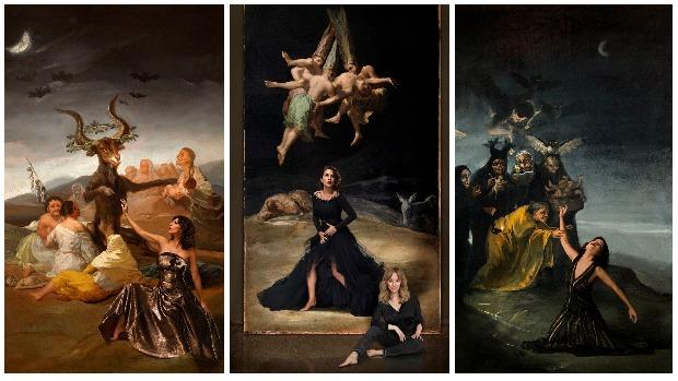Adriana Ugarte, Inma Cuesta o Maribel Verdú se convierten en «Brujas» de Goya, en el Lázaro Galdiano