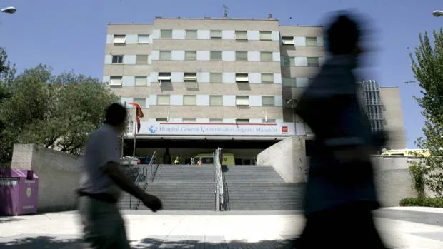 Fachada del Hospital Gregorio Marañón, en Madrid