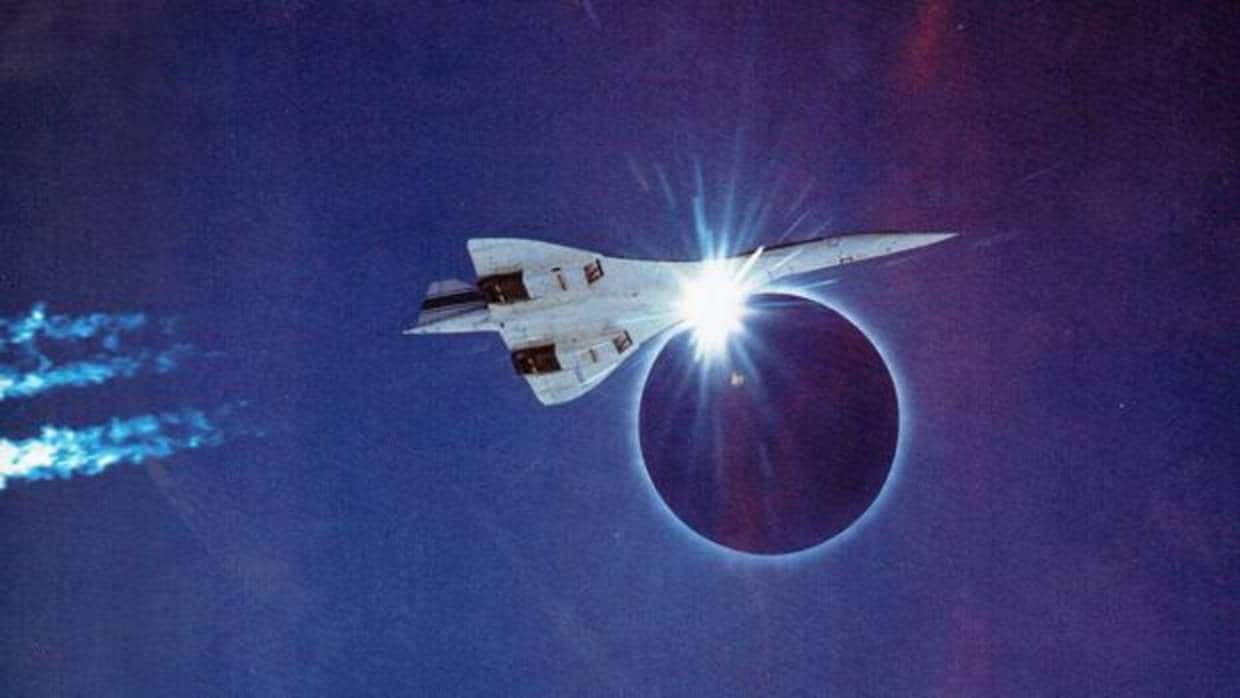 El histórico vuelo del Concorde persiguiendo un eclipse de Sol desde Canarias