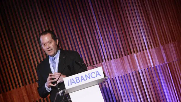 Juan Carlos Escotete, en la junta de accionistas de Abanca