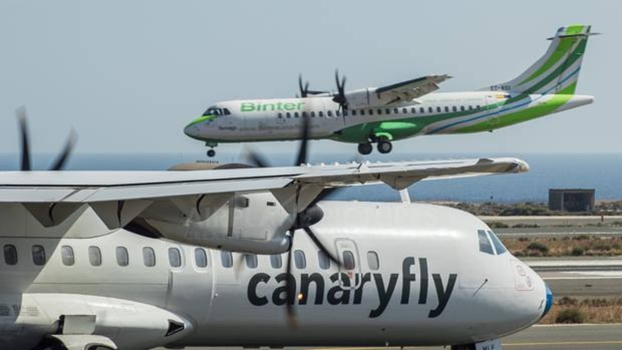 Operaciones de tráfico aéreo en Canarias