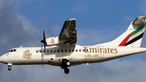 Un apaarato ATR de Emirates